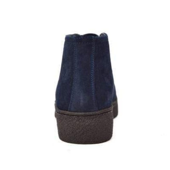 British Walkers Playboy Original High Top Men's Navy Suede Chukka Boot - Picture 6 of 8